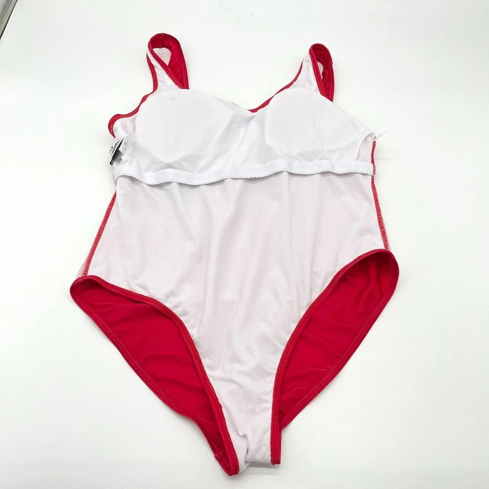 Creative Apparel Womens Swimsuit Size XLarge Texas Lone Star State Red‎ Beachy